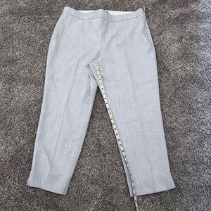 Talbots White/Blue Ankle Pant, 16P